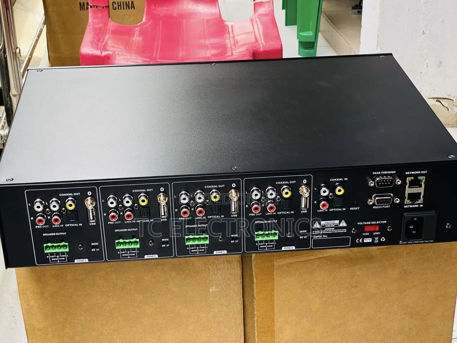Lucky Tone WF-850 2ABT Network 4-Zone Bluetooth Amplifier.