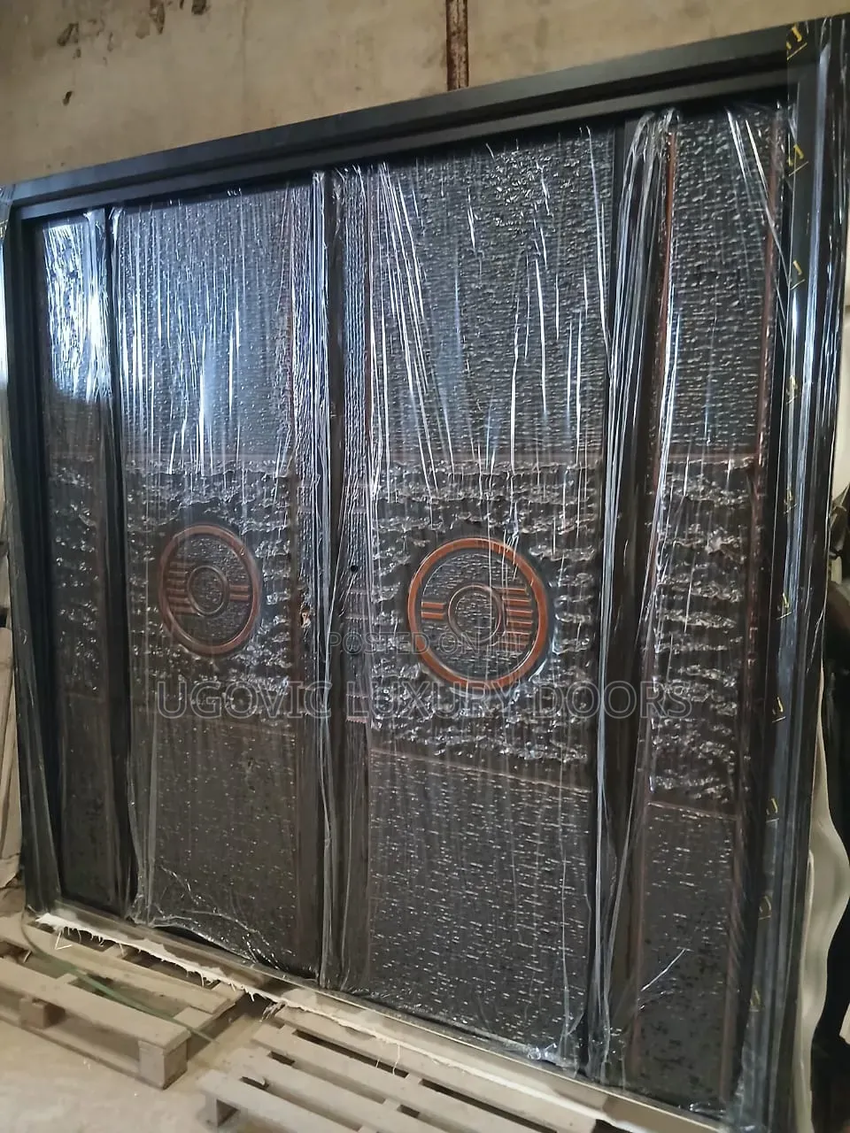 8×8 Luxury Steel Security Door Extra Height