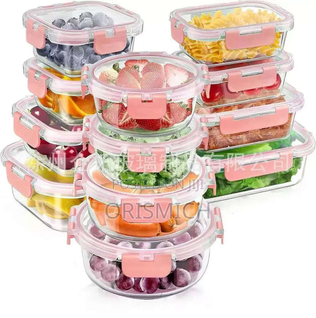 12pcs Glass Bowl- Microwave Safe
