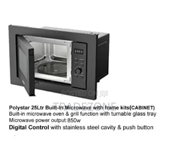 Polystar 25L Built-in Digital Microwave Oven | PV-BD25UGL