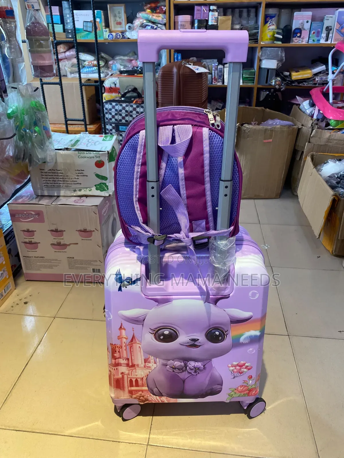 Kids 2-in-1 Luggage Set | Rolling Suitcase + Backpack