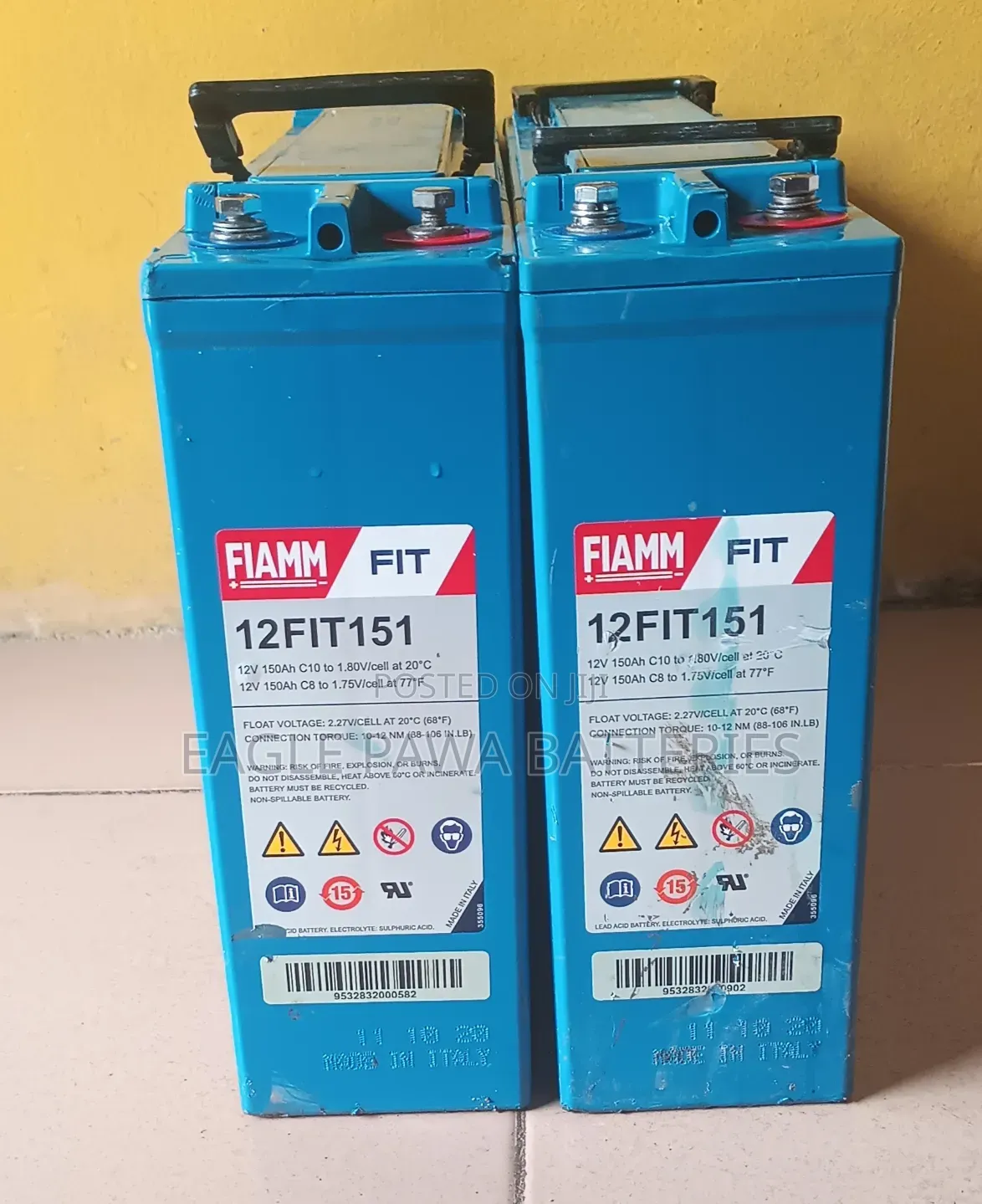 Fiam 150amps AGM Battery