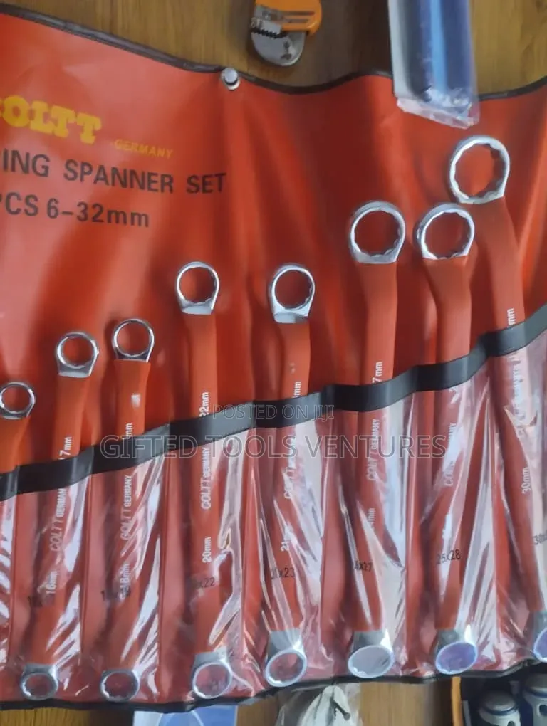 Colt Ring Spanner Set 6–32mm in Roll-Up Pouch