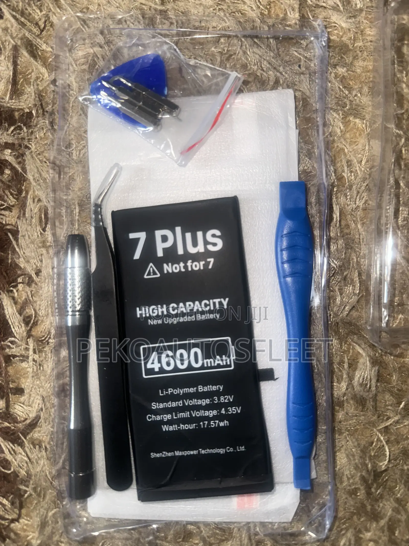 iPhone 7 Plus,battery 4600mAh, Screen Protector and Kits