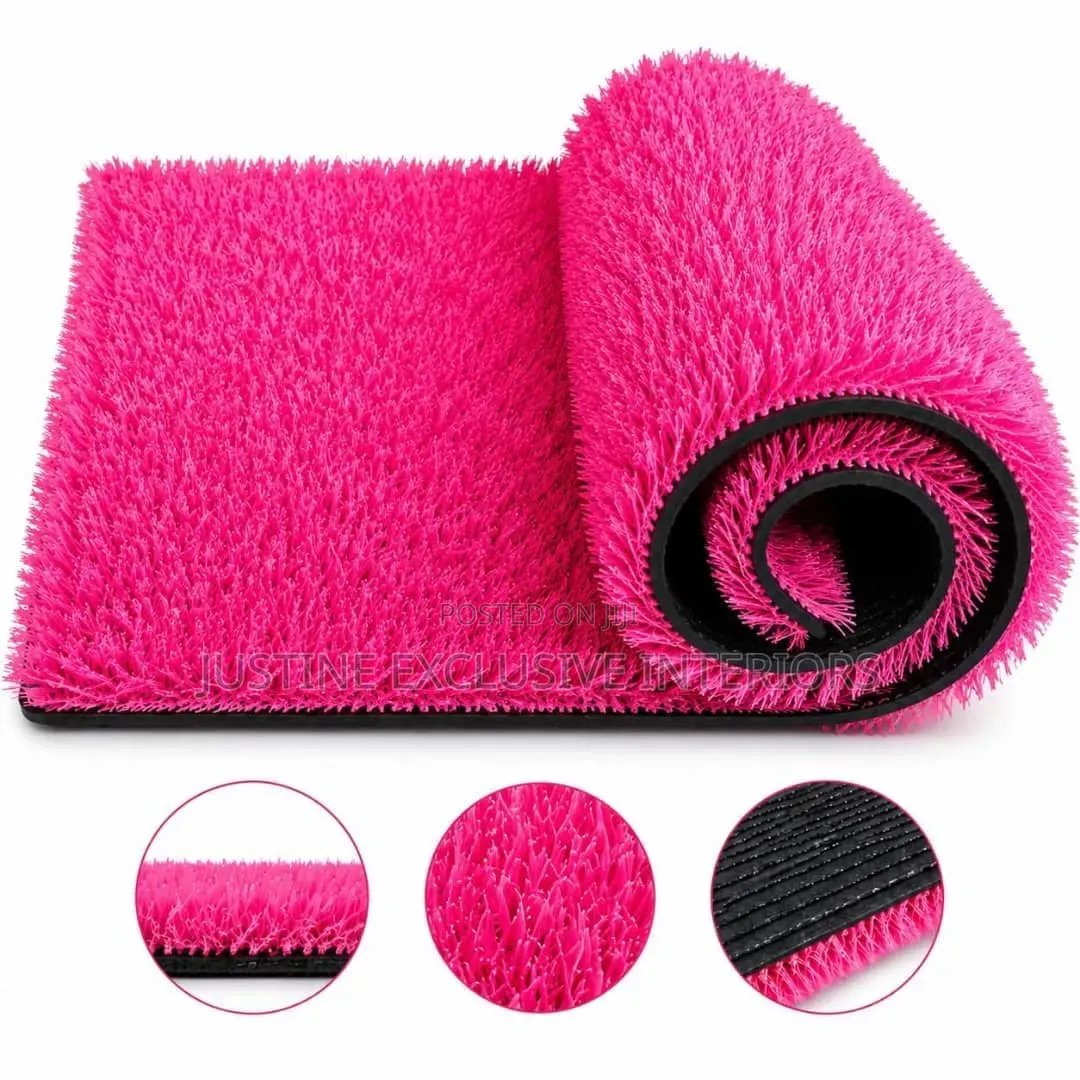 Pink Grass Carpet