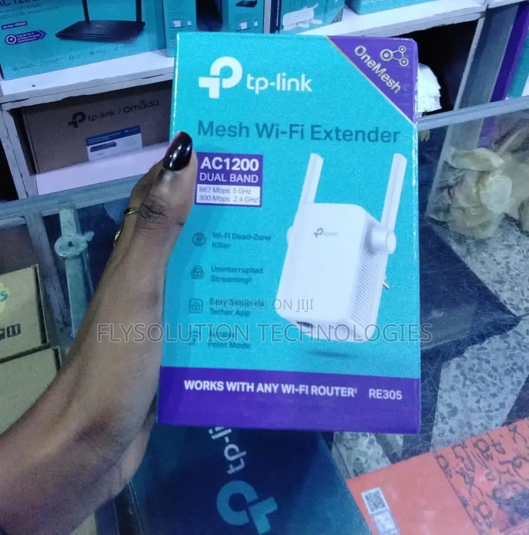 TP-Link RE305 AC1200 Dual-Band Mesh Wi-Fi Range Extender