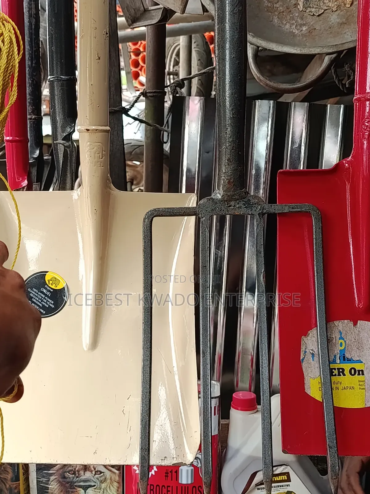Hardware and Agricultural Tools, Including Heavy-Duty Metal-Shaft