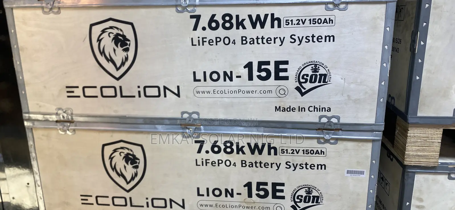 7.68kwh ECOLiON 51.2v 150ah