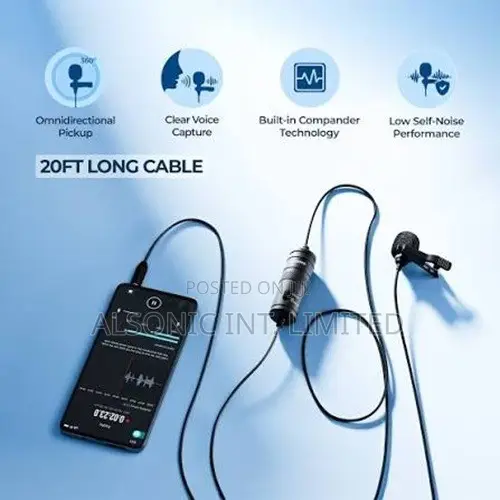 Boya BY-M1 Professional Omni-Directional Lavalier Microphone