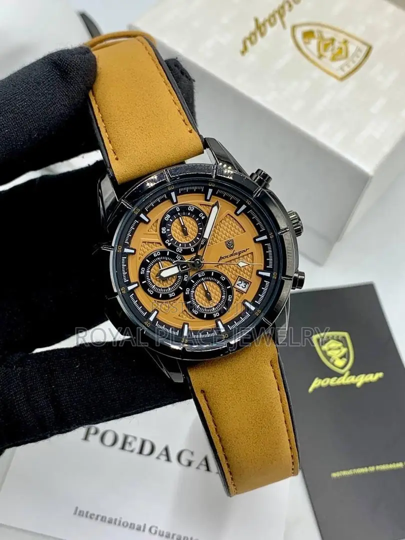 Poedagar Leather Watch