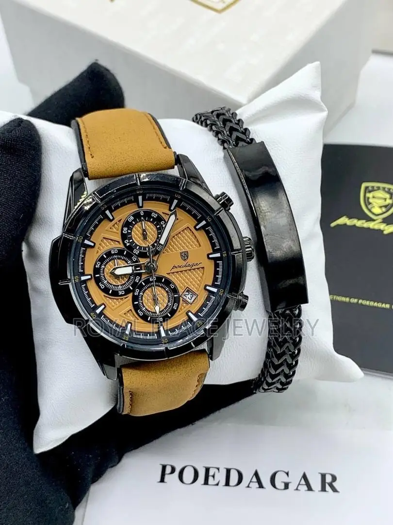 Poedagar Leather Watch