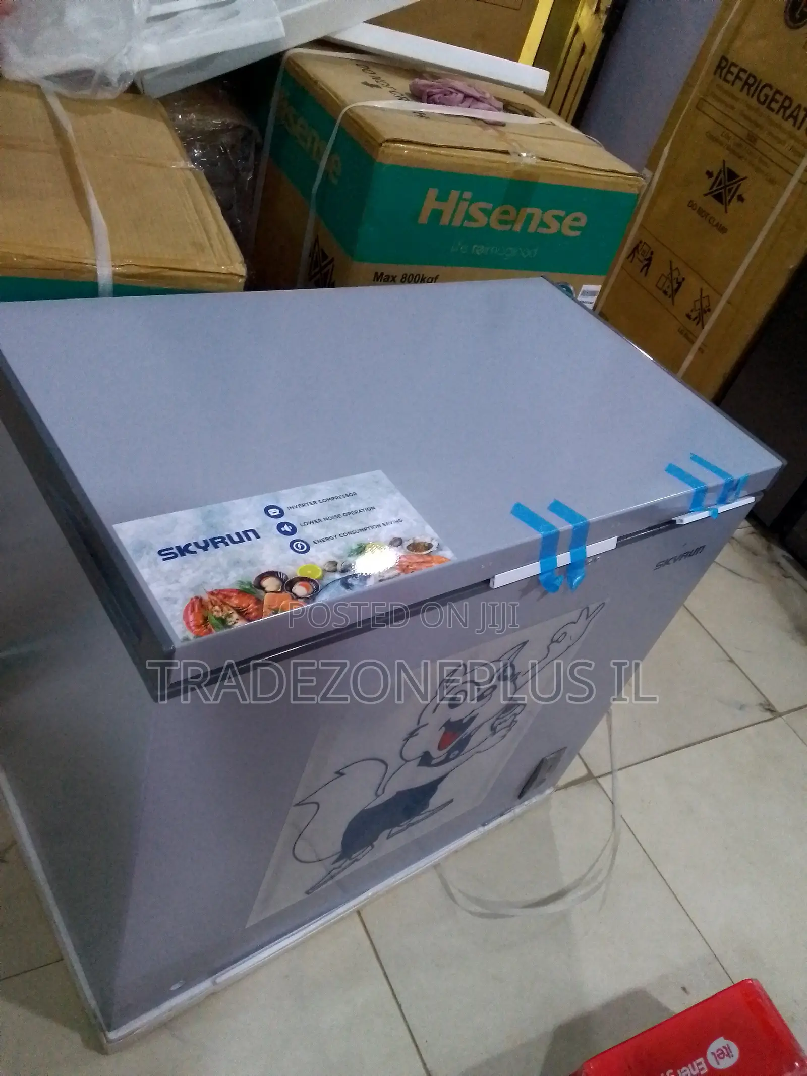 SkyRun 250 Litres Chest Freezer for Home