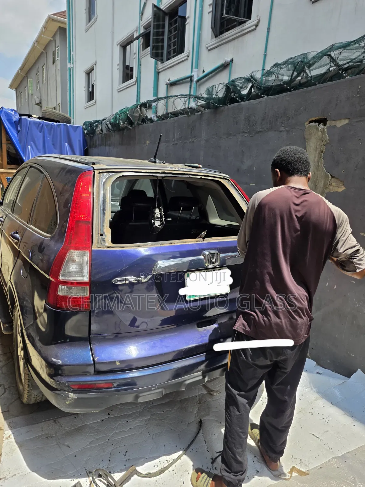 Honda CRV 2008 Back Windscreen Glass Available & Installed at Chimatex