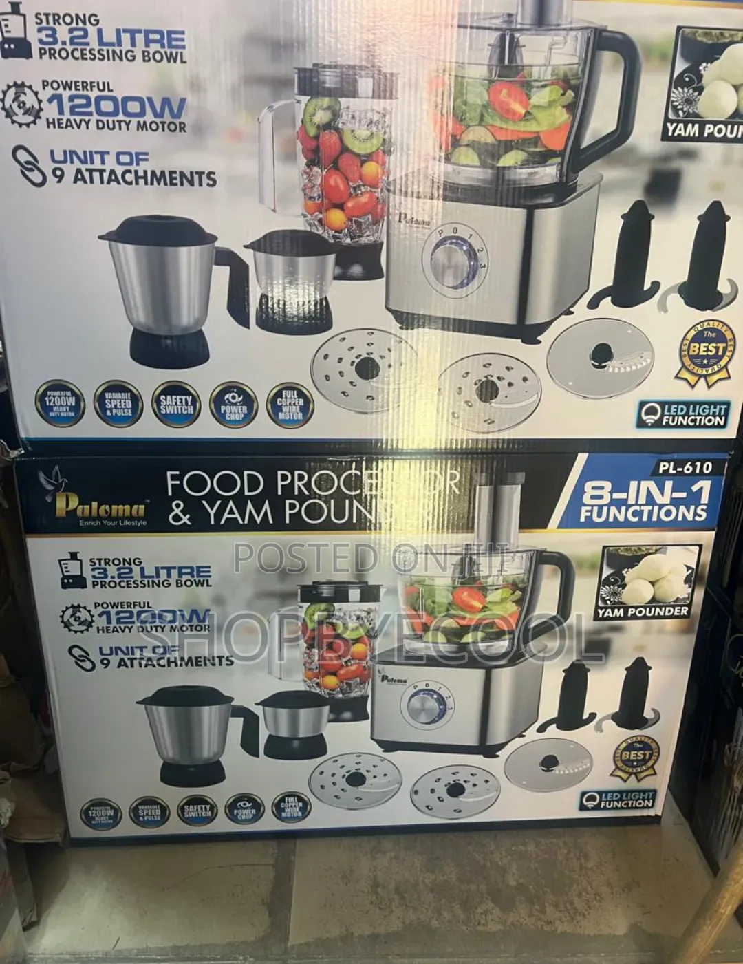 Yam Pounder and Food Processor