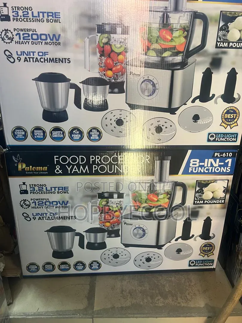 Yam Pounder and Food Processor