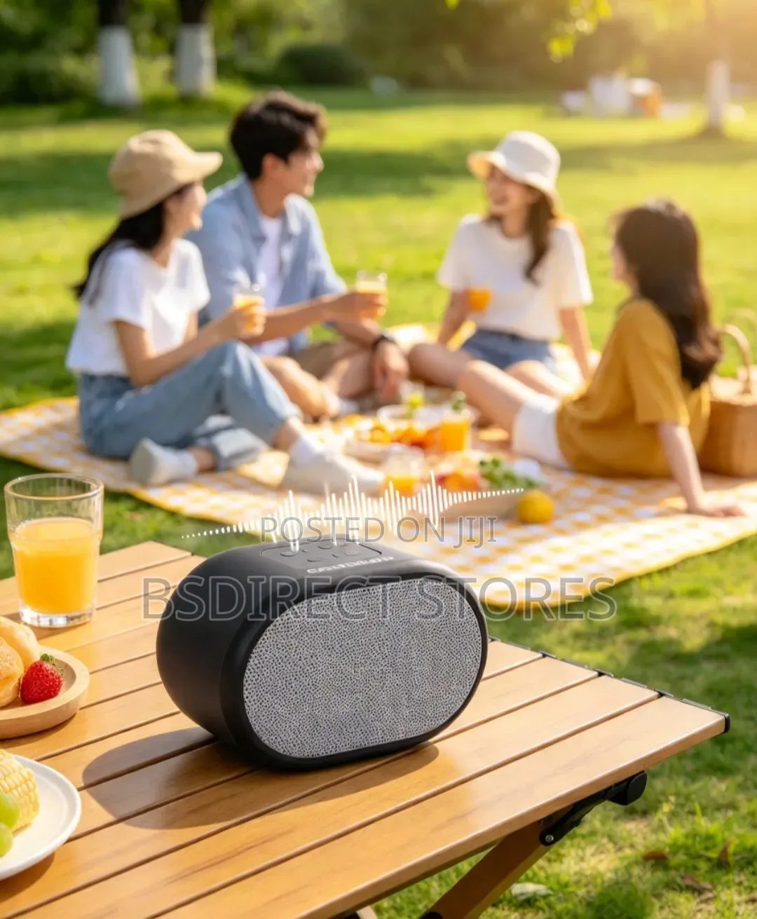 Goodmans Portable Bluetooth Speaker. Silver. Rose Gold.Black