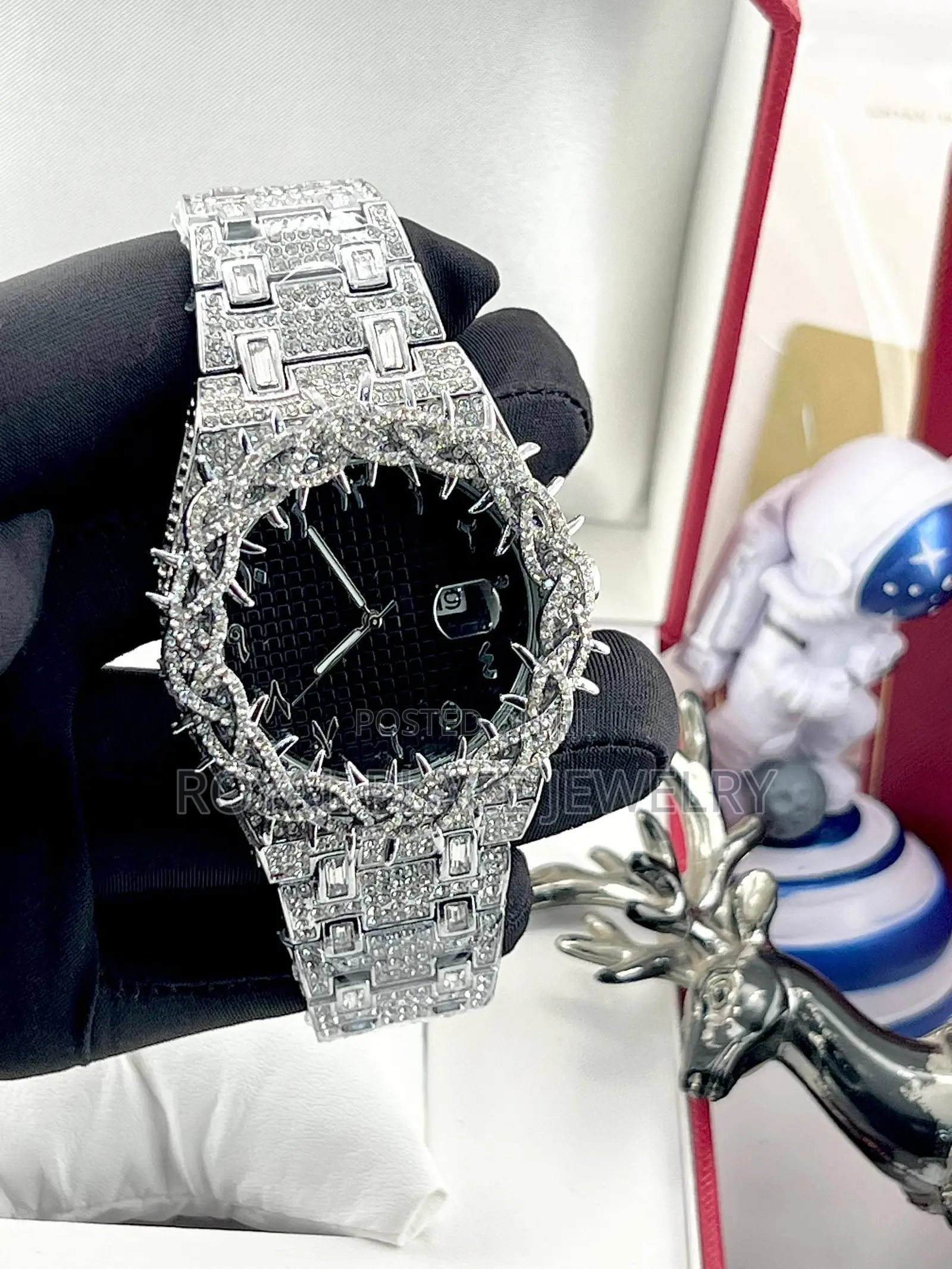 Luxury Ice Wristwatch