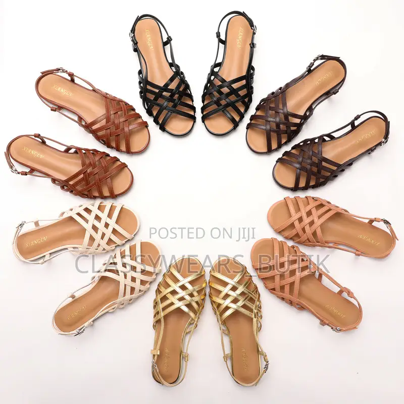 Women's Roman Woven Sandals, Summer Flat Soft