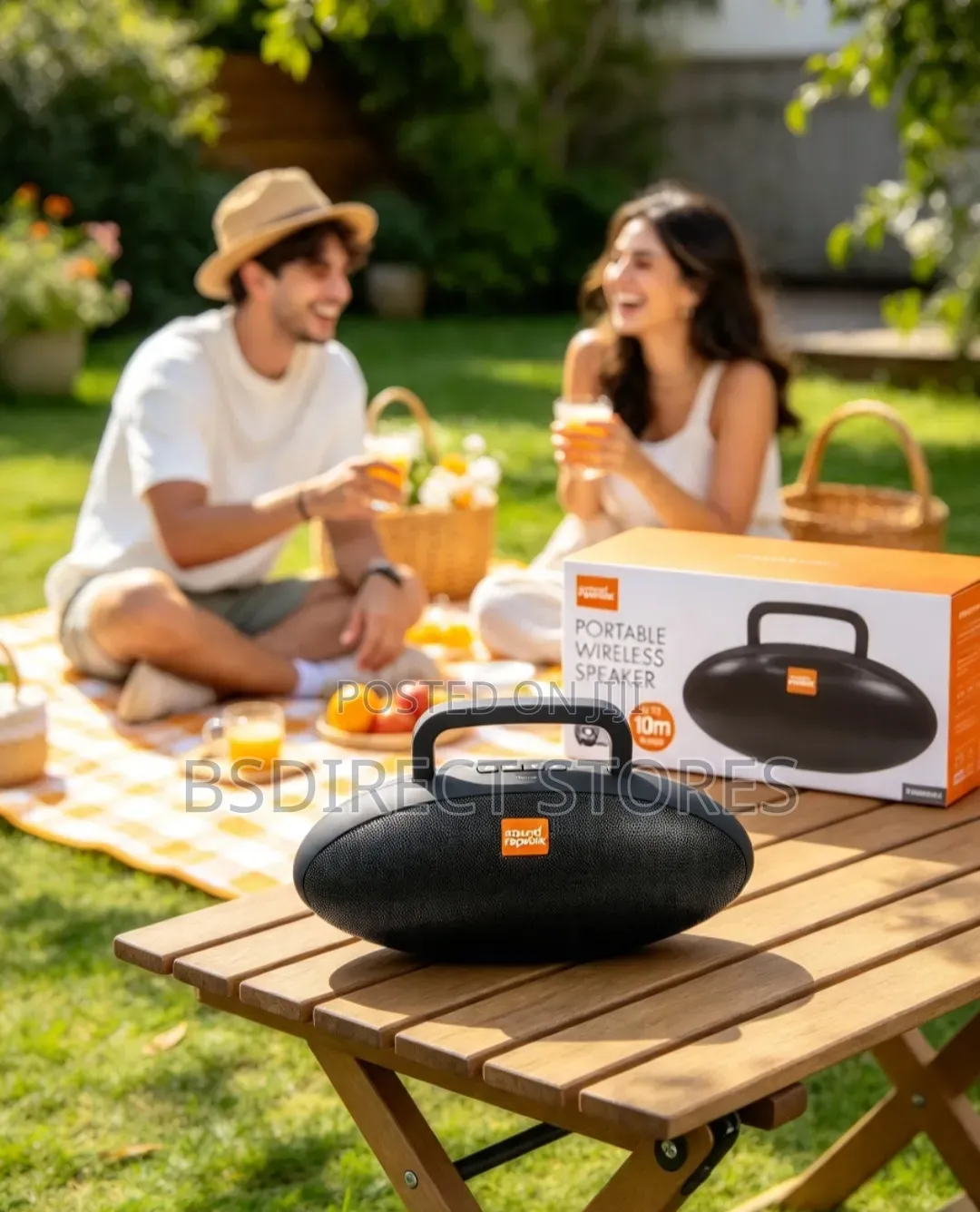 Sound Republik Wireless Pill Shaped Bluetooth Speaker Black