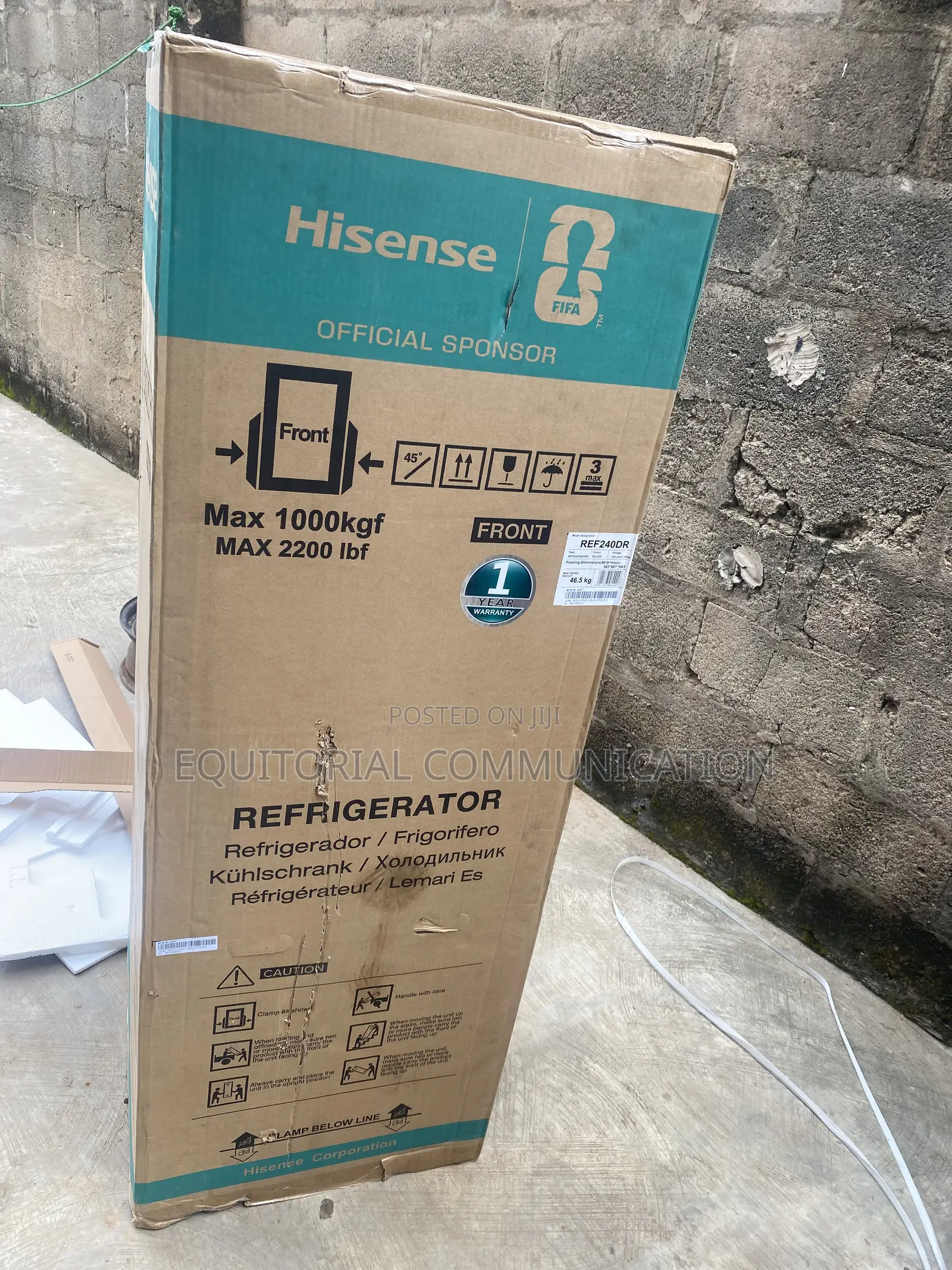 Hisense 240L REF240DR Top Mount Freezer Fridge
