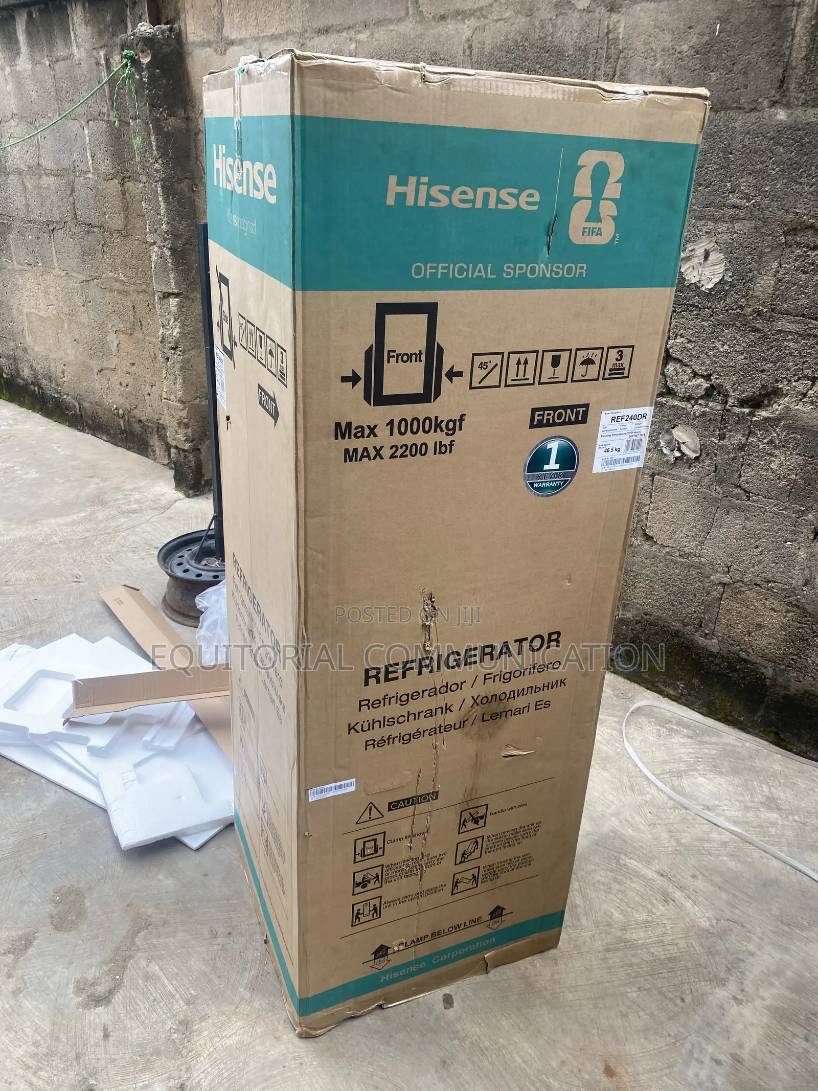Hisense REF240DR 240L Double Door Top Freezer
