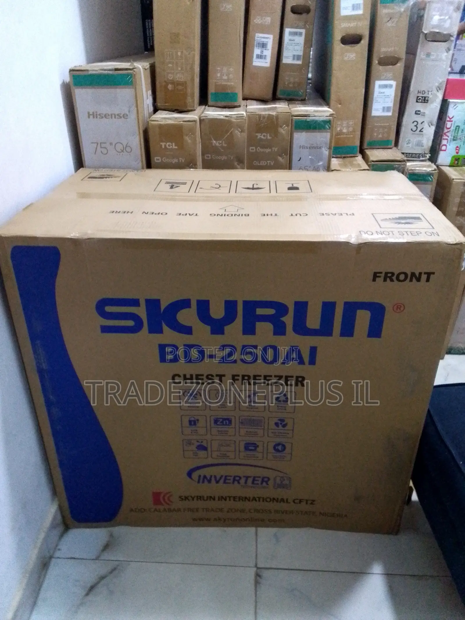 SkyRun Inverter Chest Freezer 250L Capacity