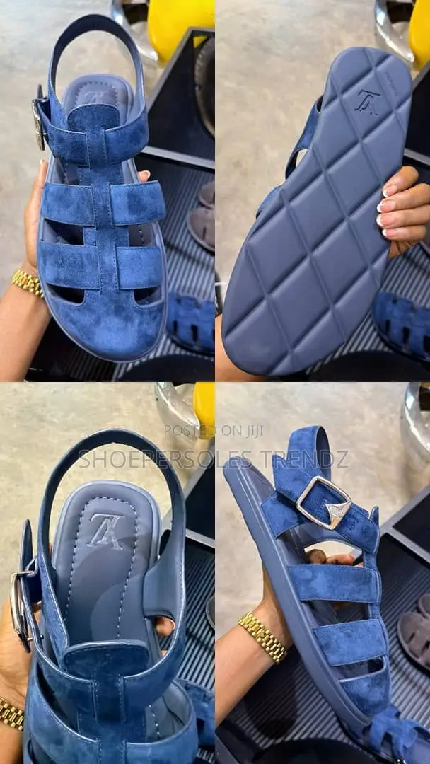LV Suede Sandals | Refined Comfort & Luxury Style