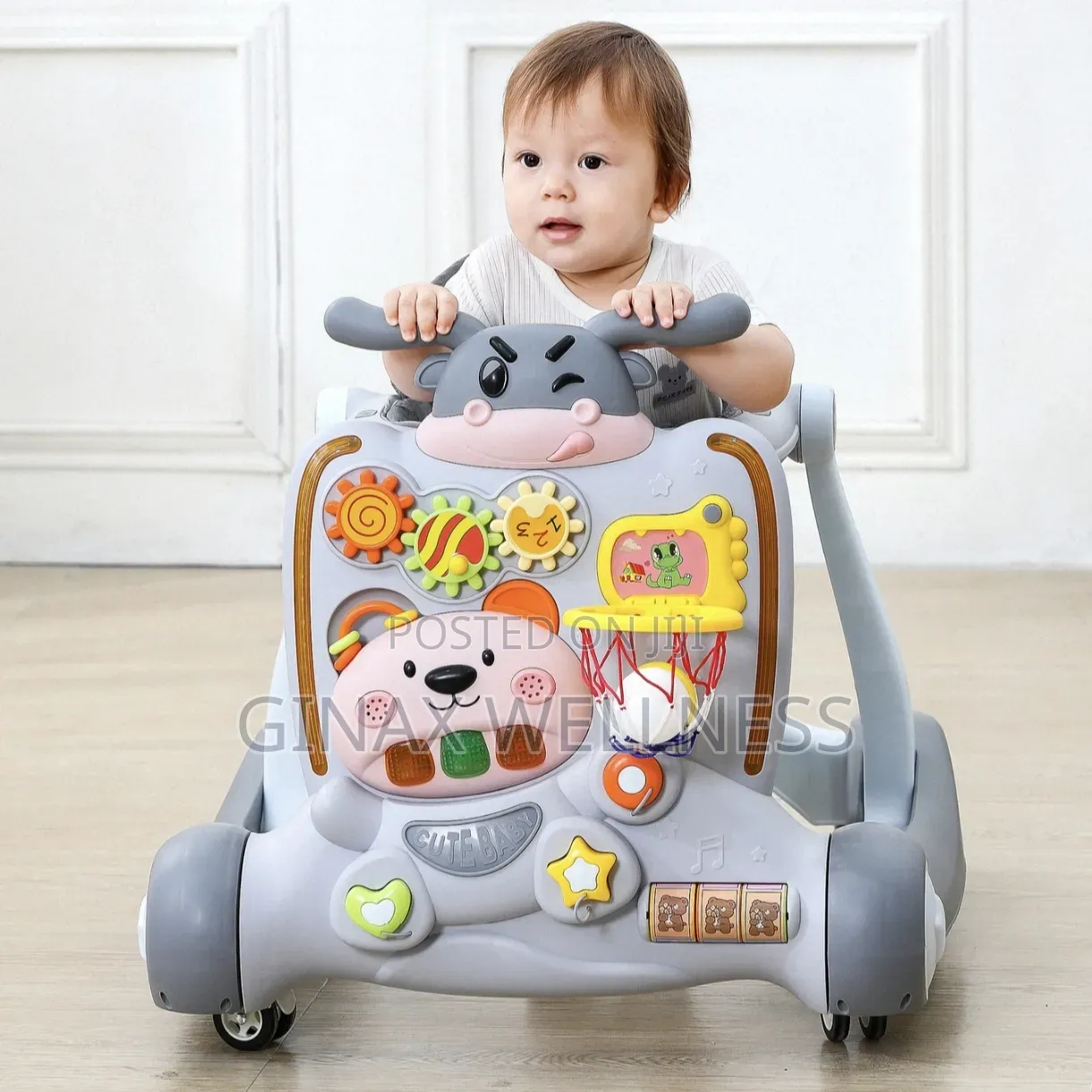 3-in-1 Baby Walker, Push Walker and Activity Toy With Music (6-24m))