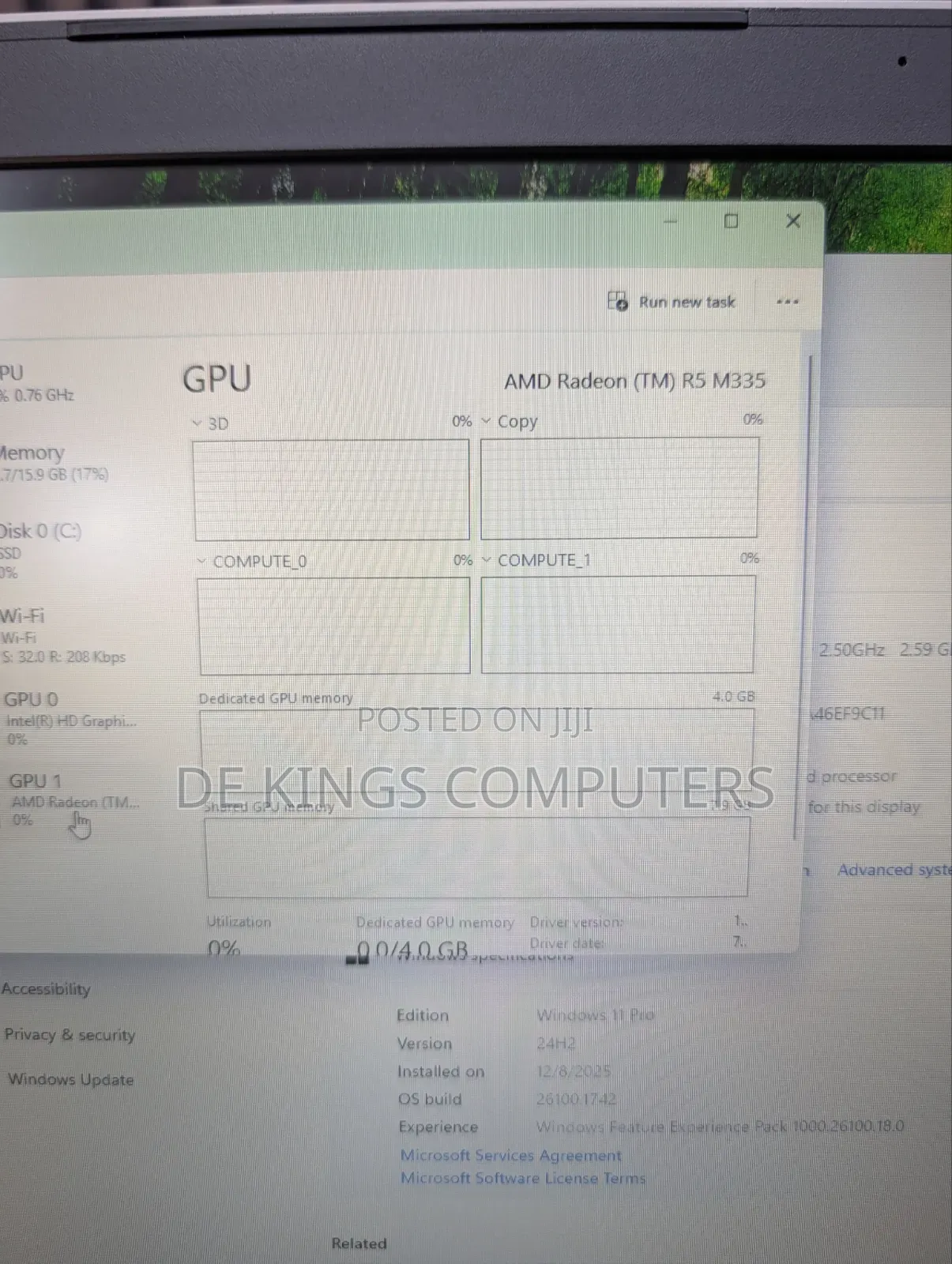 Laptop Dell Inspiron 17 5759 16GB Intel Core i7 SSD 256GB