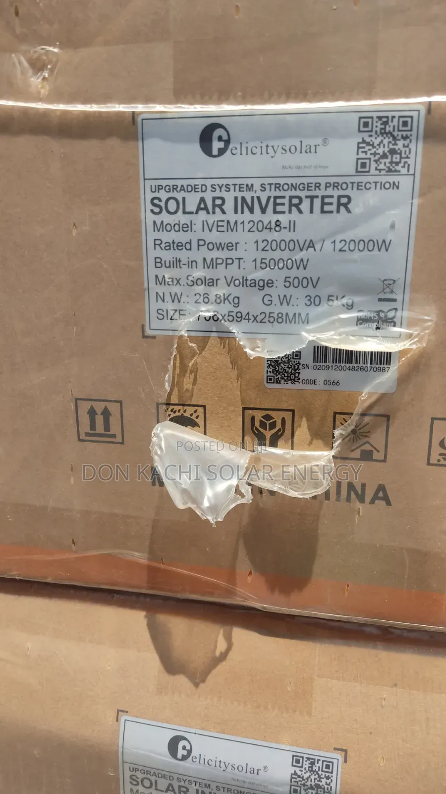 12kva 48v Felicity Hybrid Inverter Available