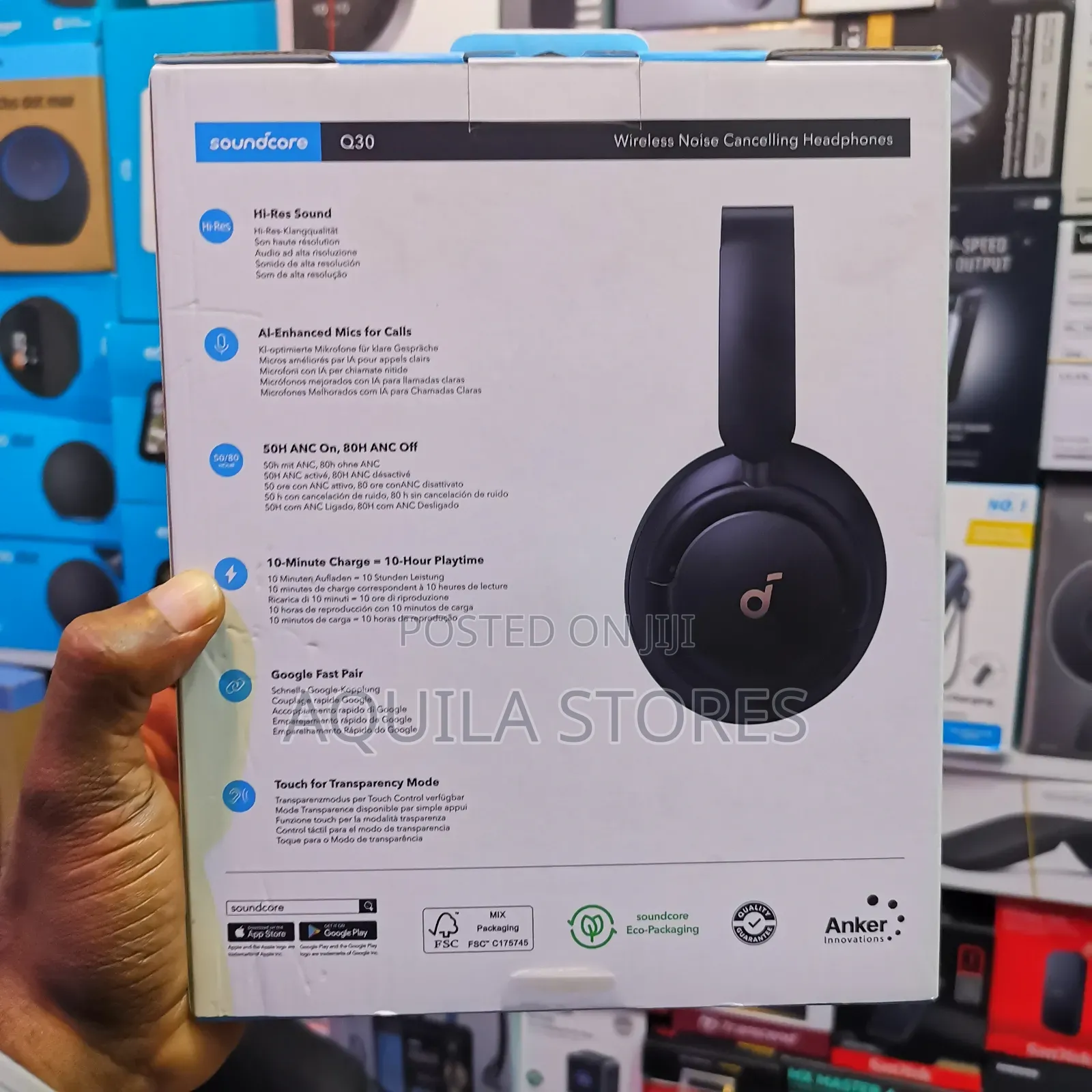 Soundcore Life Q30 Wireless Noise-Cancelling Headphones