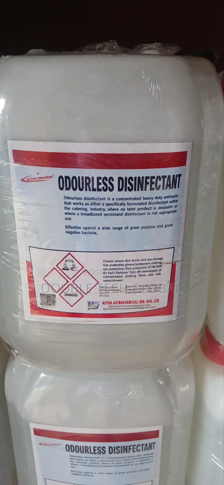 Original Odourless Disinfectant 20L - N75k Per Rubber - PH