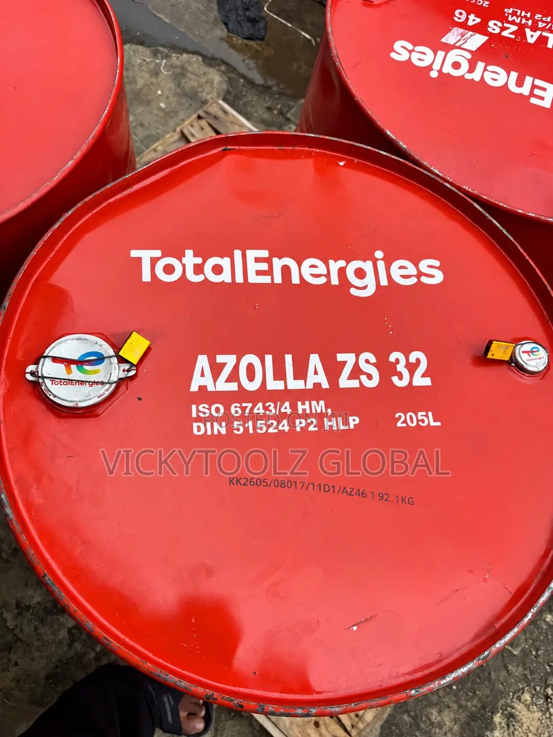 205Liter Drum of Totalenergies Azolla Zs 32