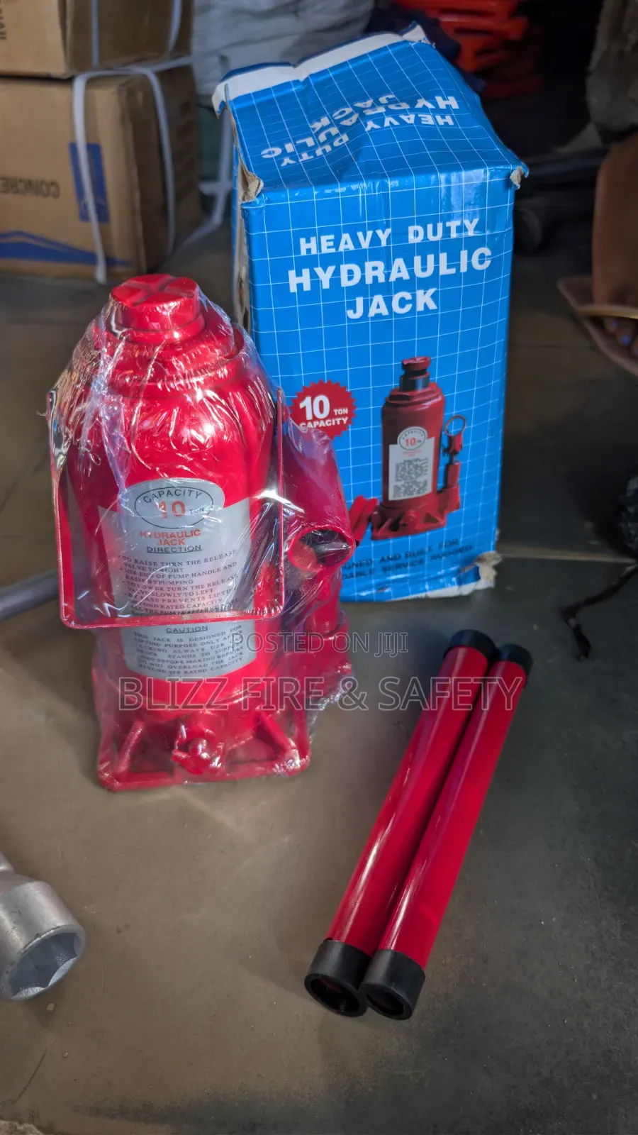 10 TONS Heavy-Duty Hydraulic Bottle Jack
