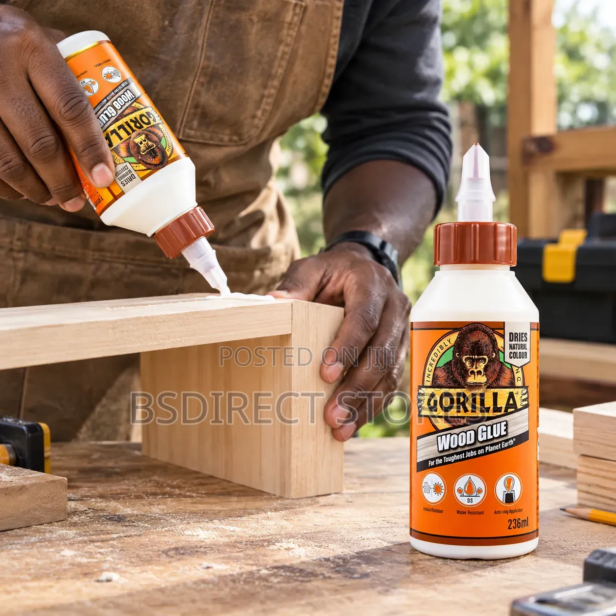 GORILLA WOOD GLUE 236ML Super Tough PVA for Wood (Water Resistant)