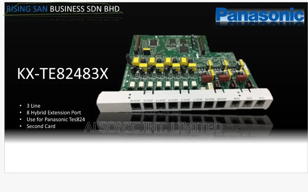 Panasonic KX-TES82483 3 Port Analogue Line & 8 SLT Card