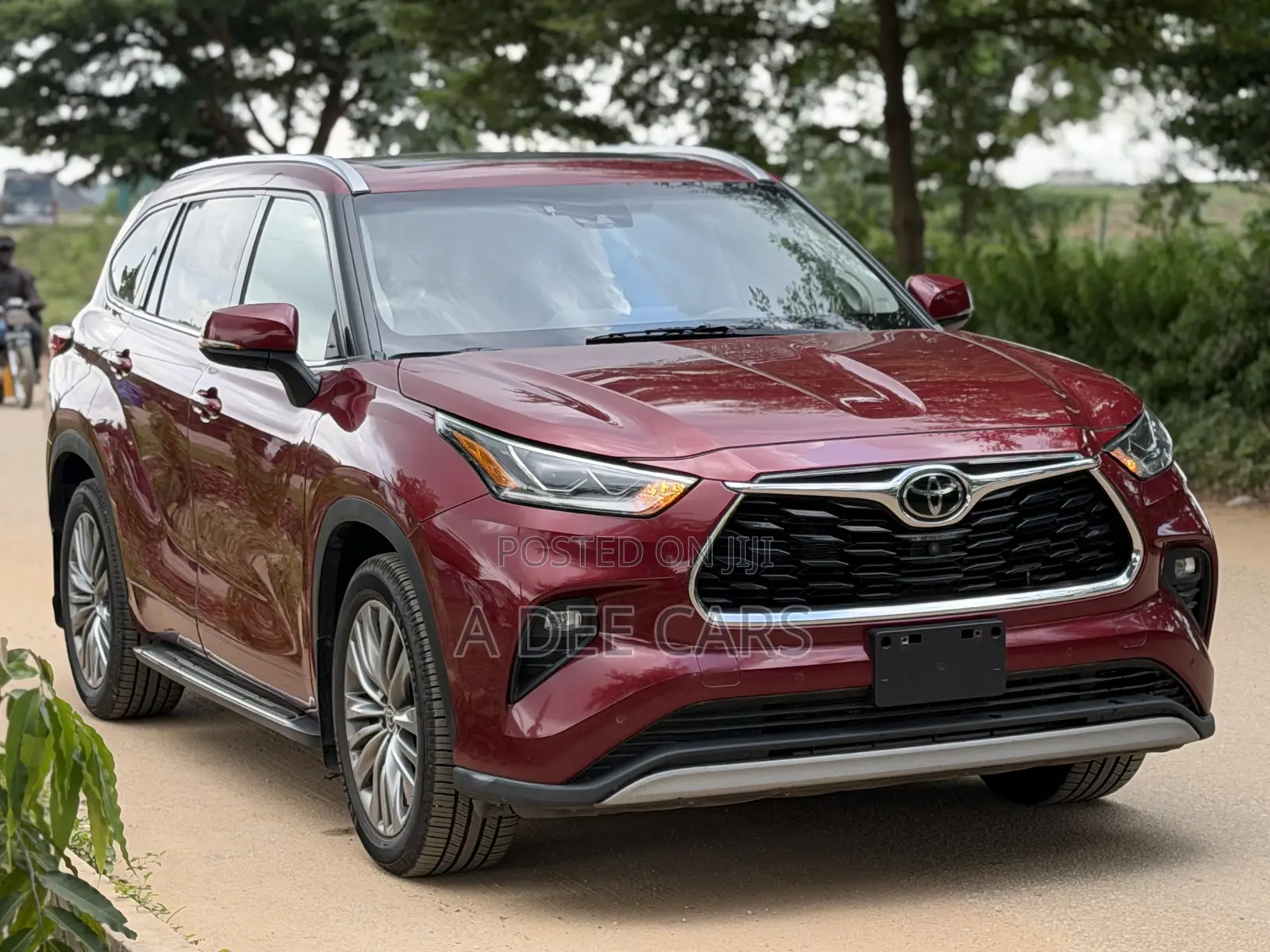 Toyota Highlander Platinum 2021 Maroon