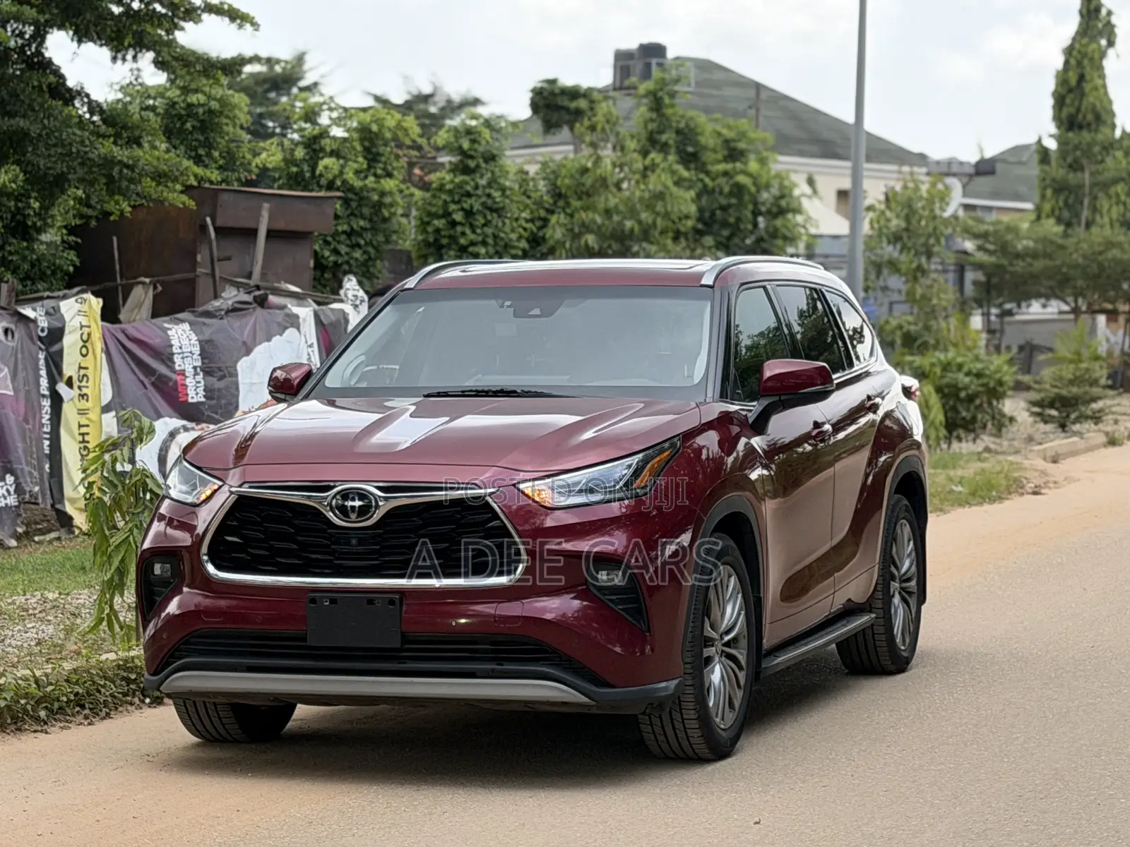 Toyota Highlander Platinum 2021 Maroon