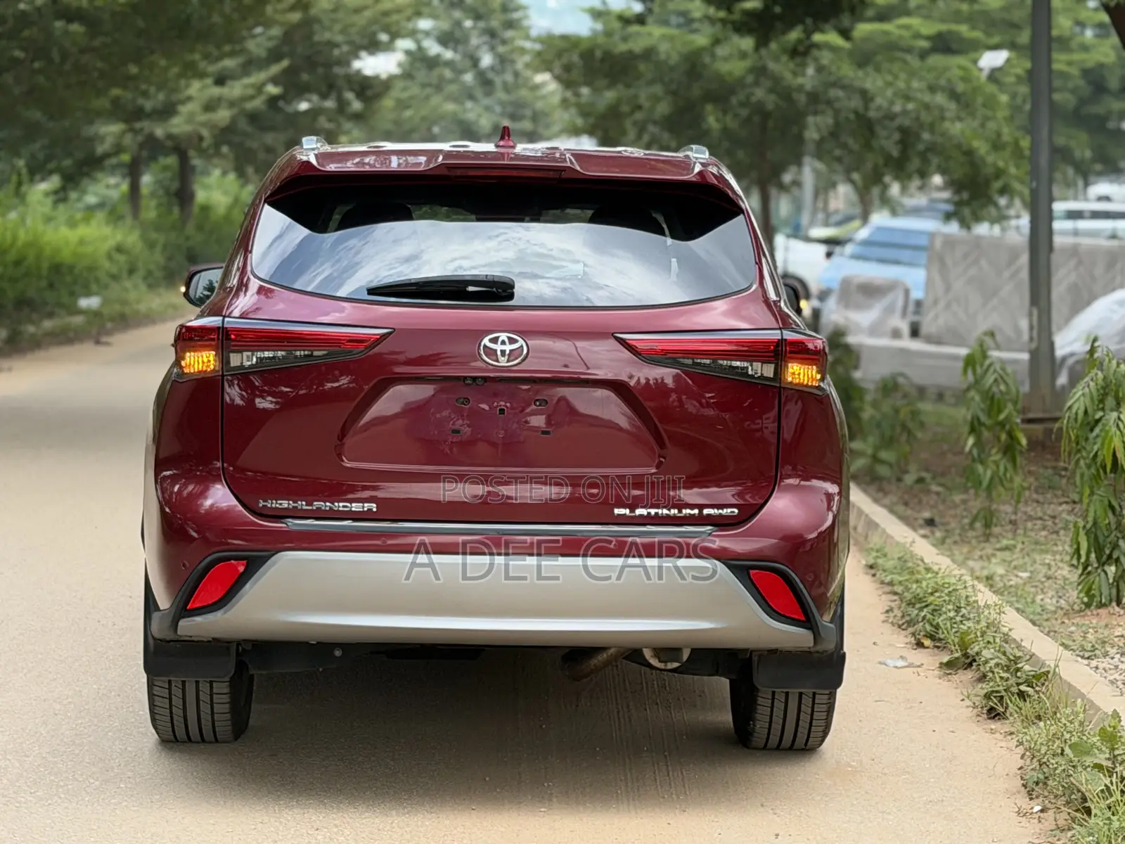 Toyota Highlander Platinum 2021 Maroon