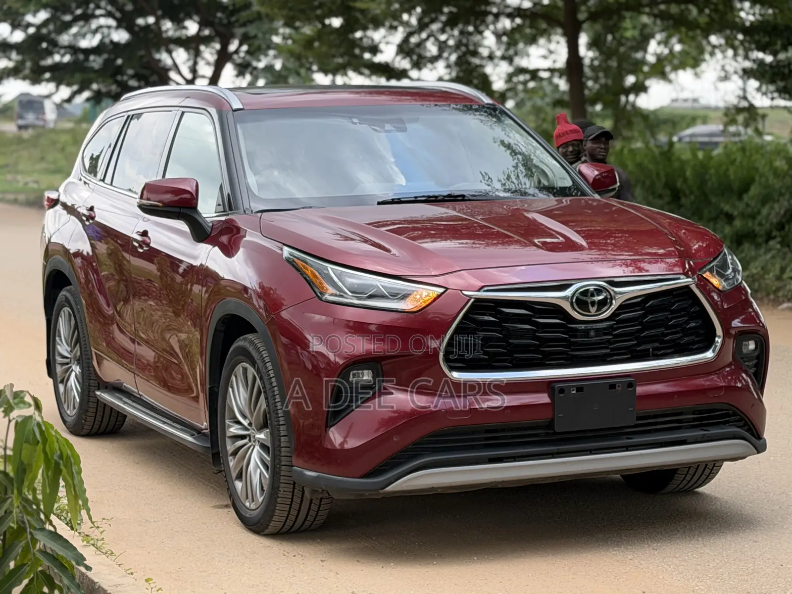 Toyota Highlander Platinum 2021 Maroon