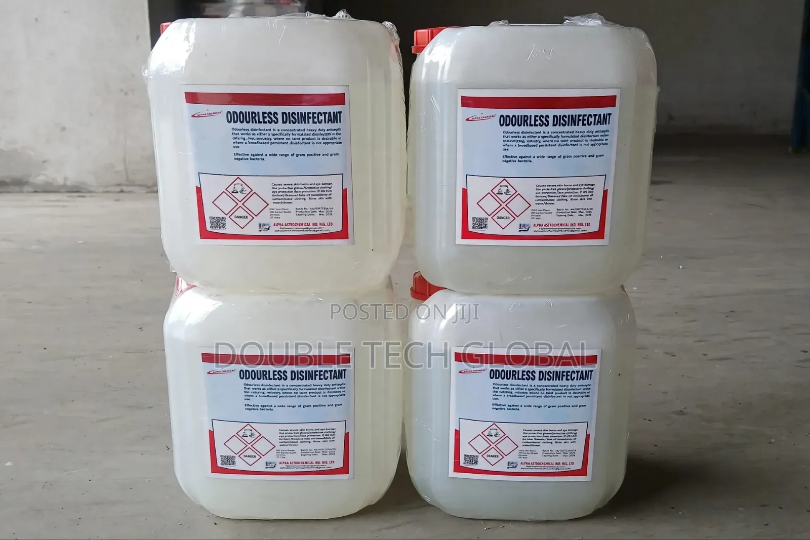 Culmex Odourless Disinfectant 20L X4 - Bulk - 80L Total