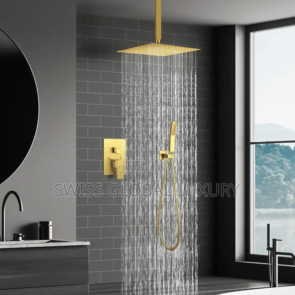High Grade Gold Conduit Shower Mixer