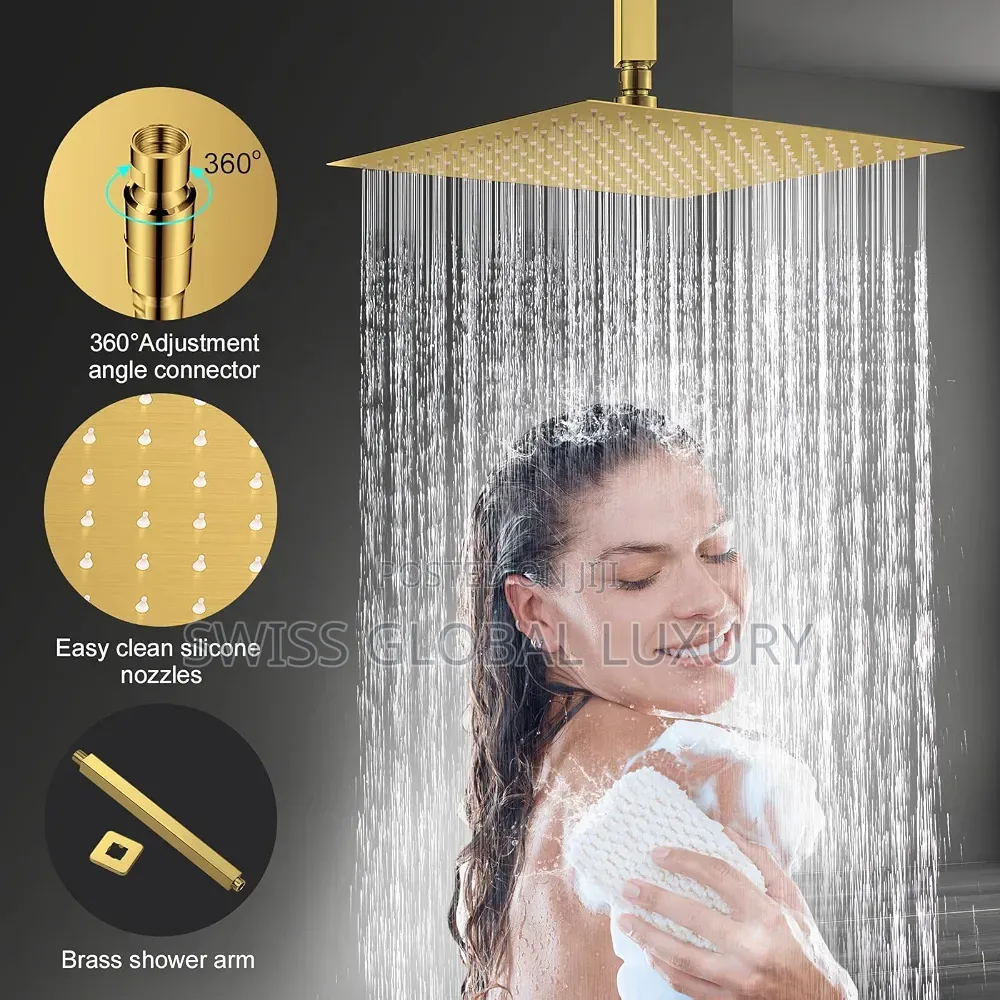 High Grade Gold Conduit Shower Mixer