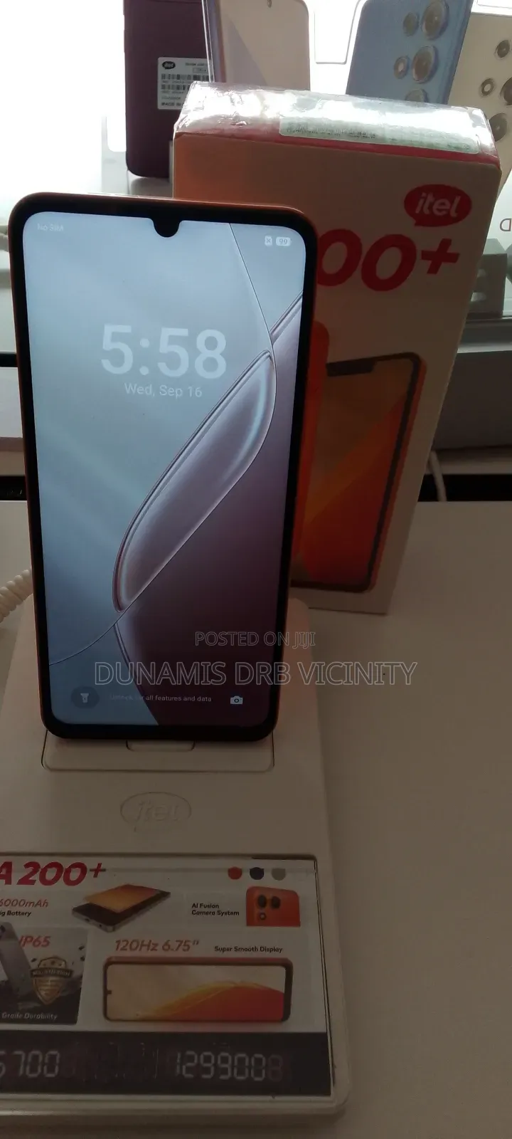 New Itel A200+ 128 GB Silver