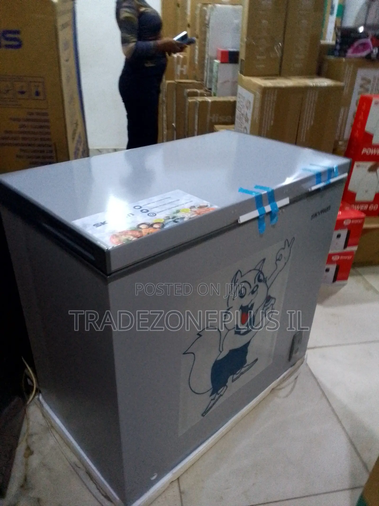 SkyRun 250L Chest Freezer Storage Unit