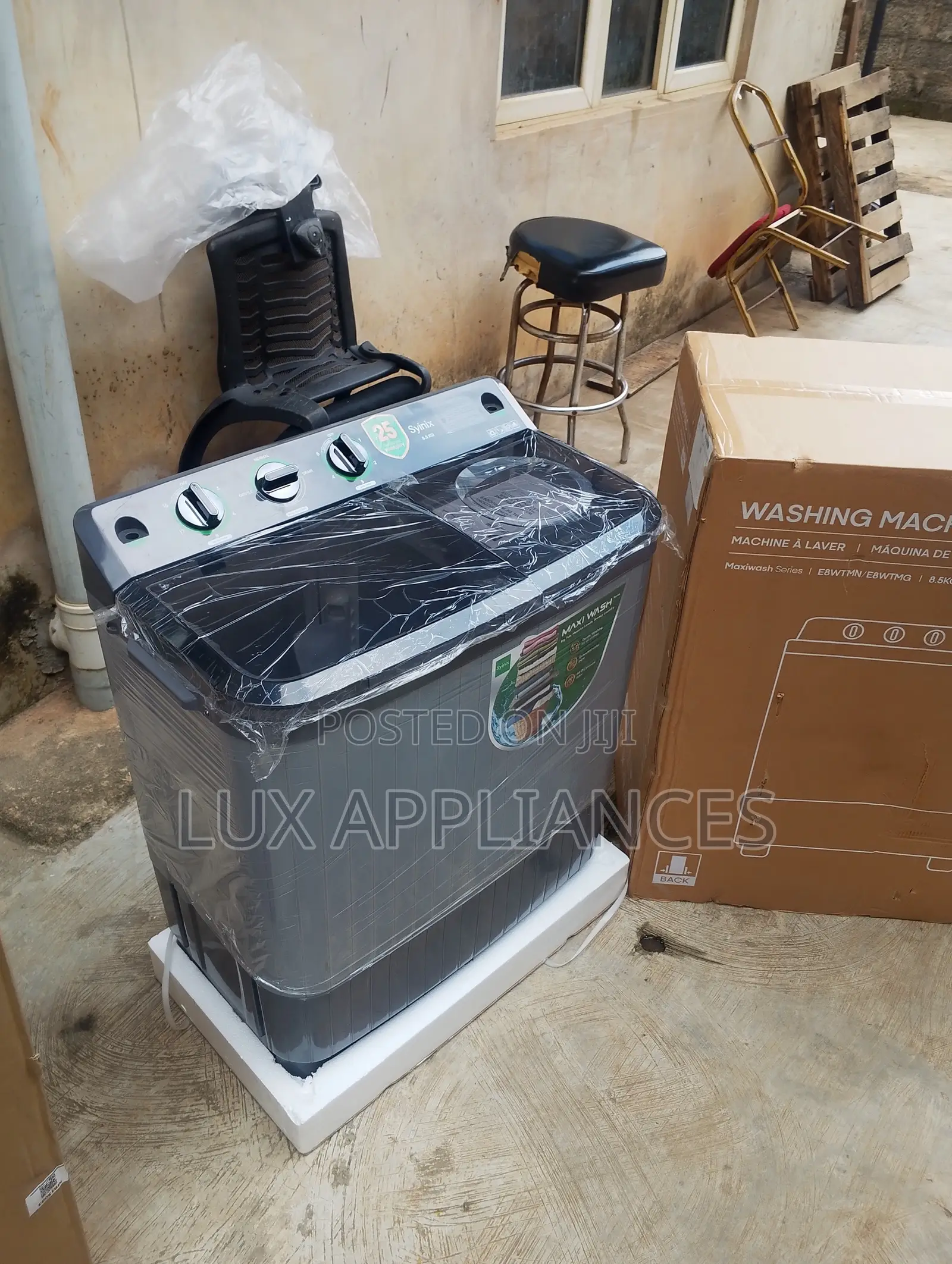 Syinix 8.5kg Semi Automatic Laundry Machine for Family Use