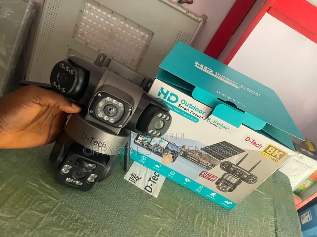 V380pro 4in1 Generic Triple-Lens PTZ Solar/Wireless Security Camera