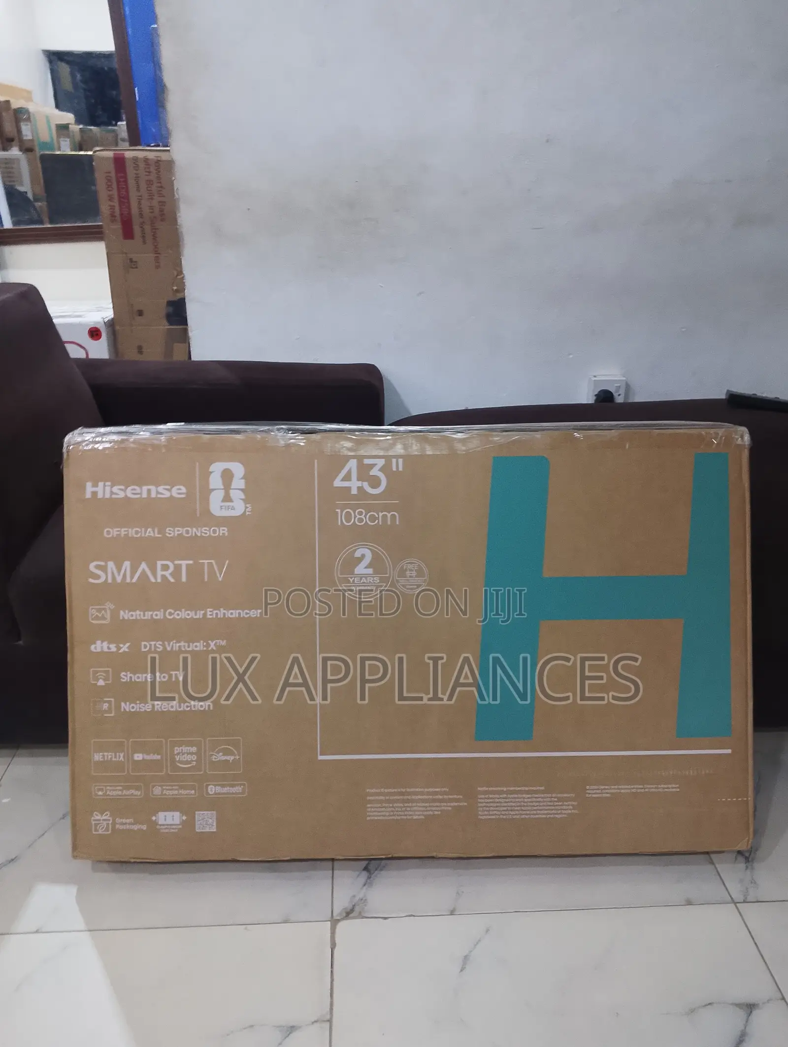 Hisense 43 Inch LED Smart TV With Remote