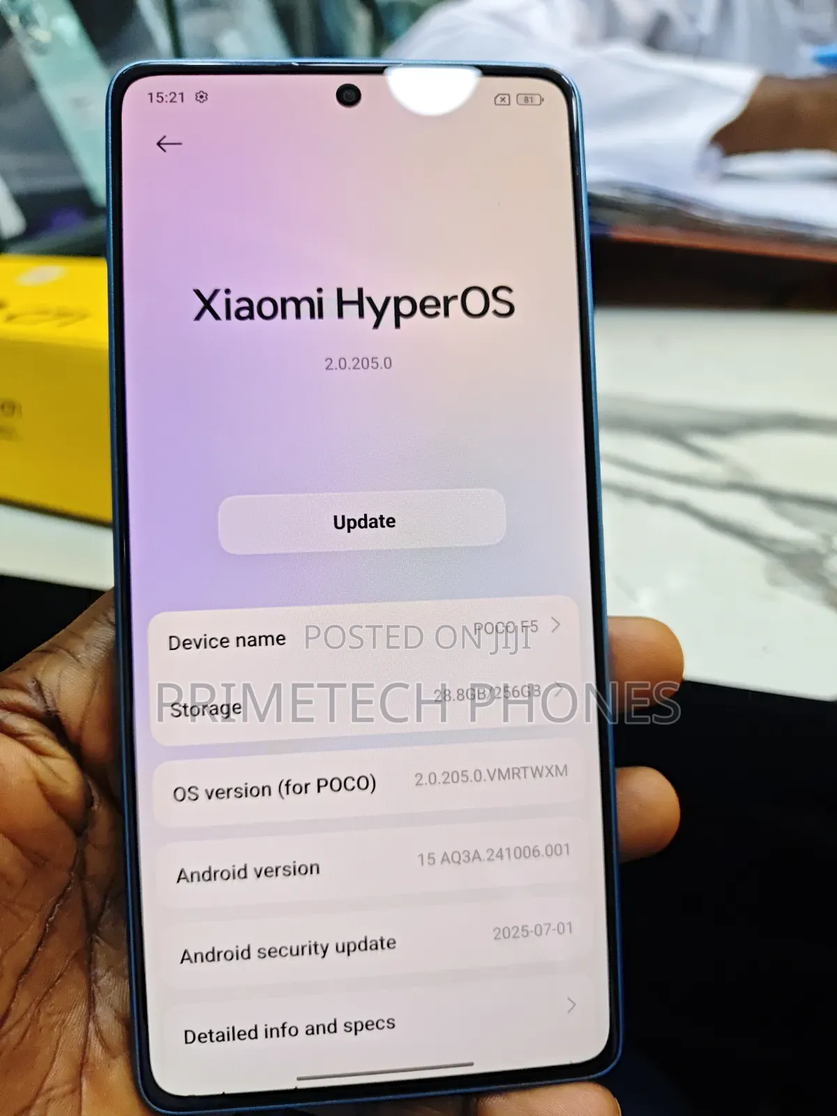 Xiaomi Poco F5 256 GB Blue