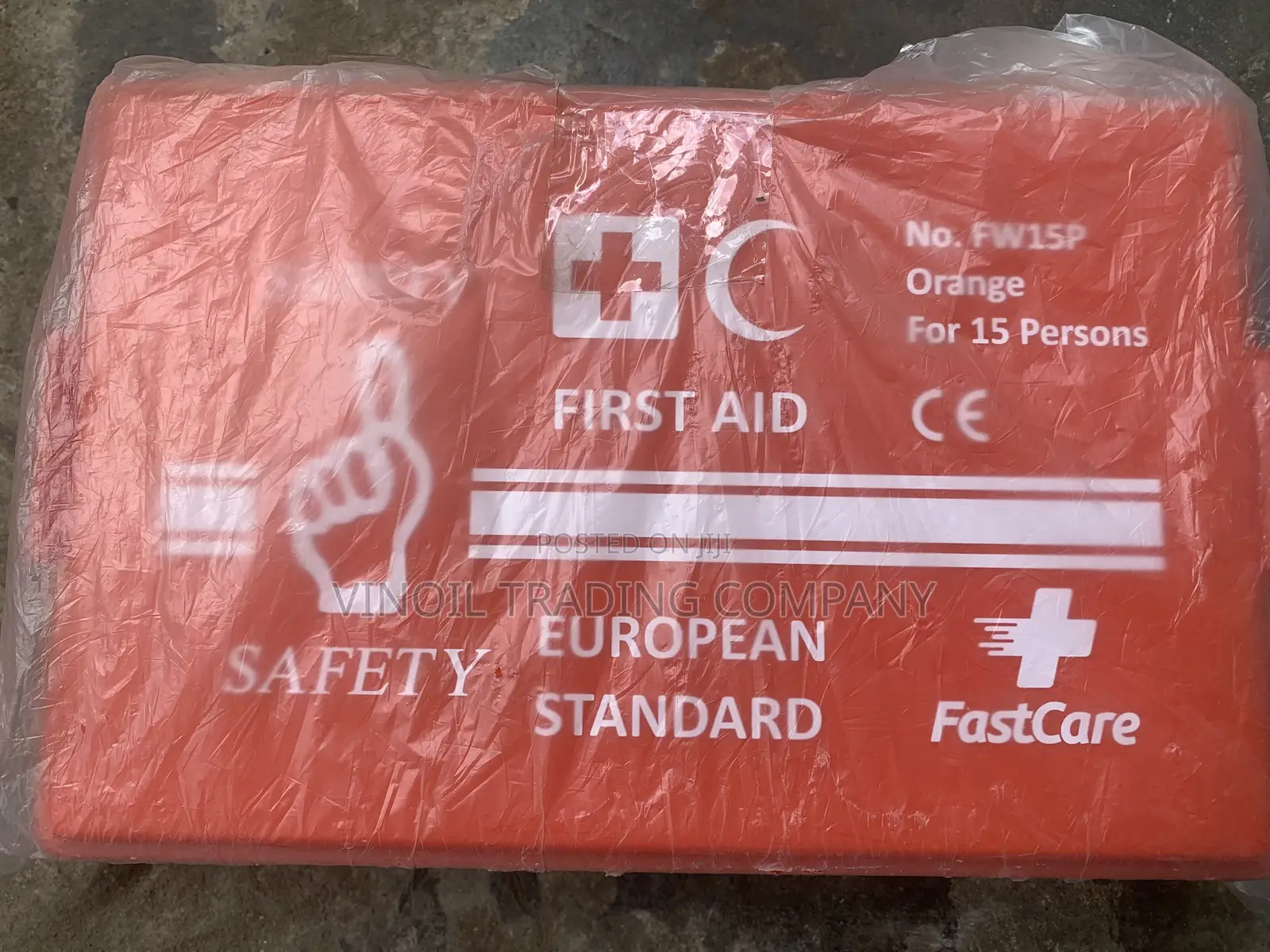 First Aid Box - SAFETY FIRST AID - No. FW15P - Orange